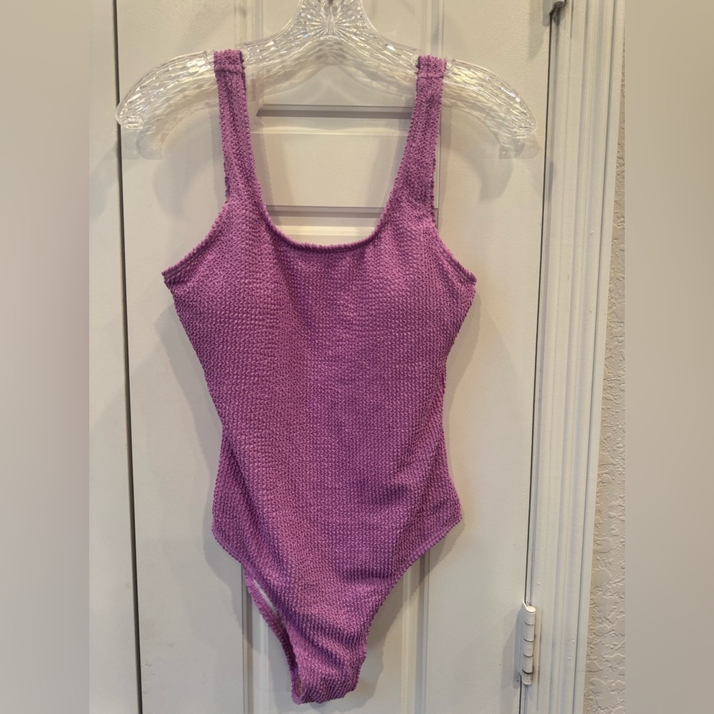 Amazon Woman’s Light Purple One Piece Swimsuit Size: Small